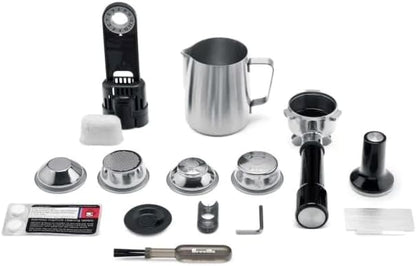 Breville Dynamic Duo Dual Boiler Espresso Machine & Grinder Pro Stainless Steel - Good Condition