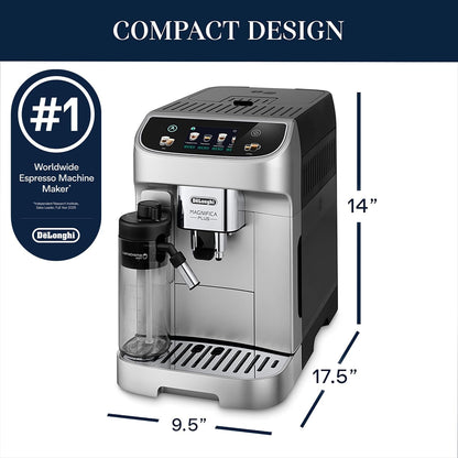 De'Longhi Magnifica Plus ECAM320.70.SB Automatic Coffee Machine with LatteCrema - Excellent Condition
