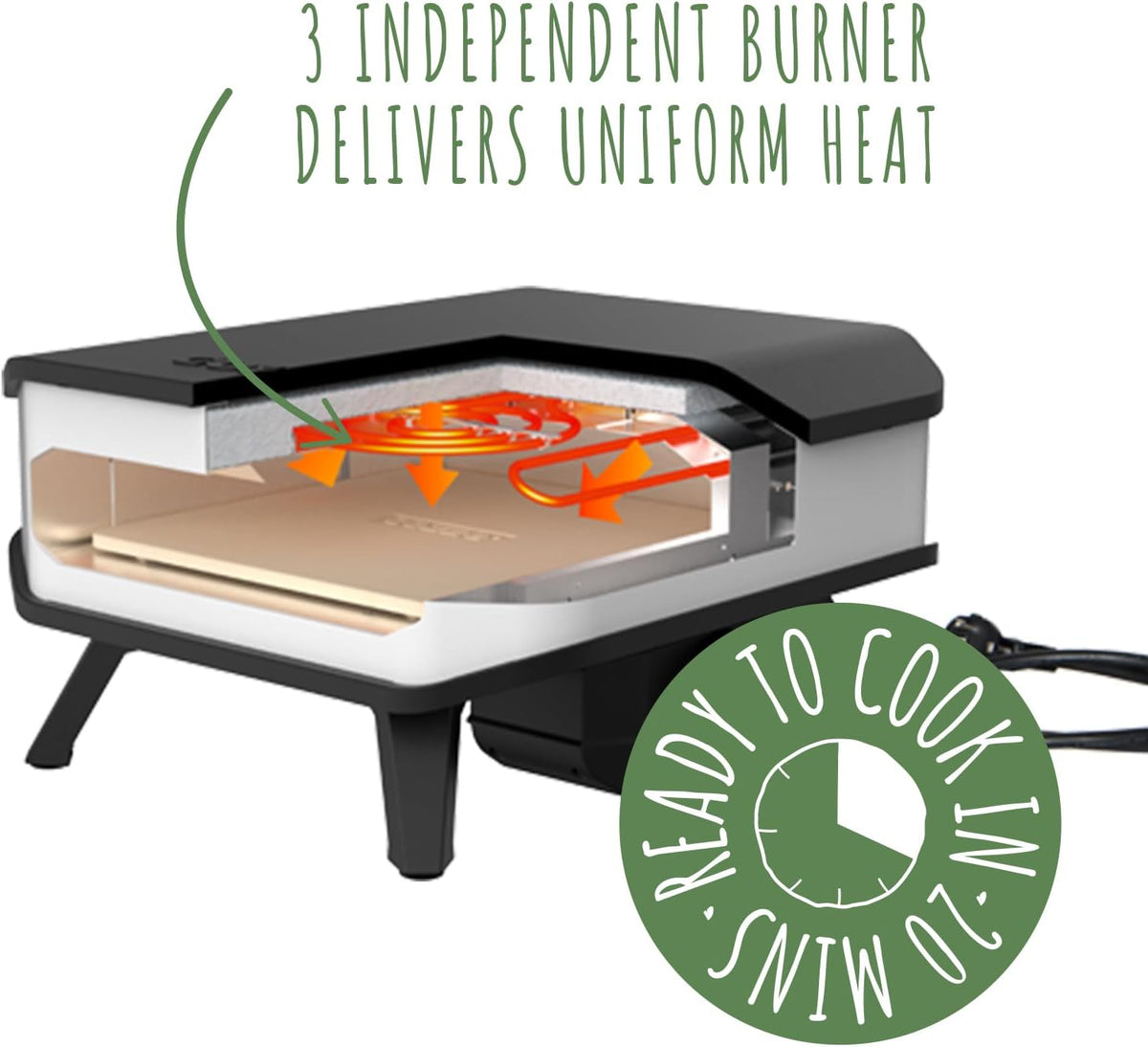 Cozze 13" Electric Pizza Oven – 450°C - New Condition
