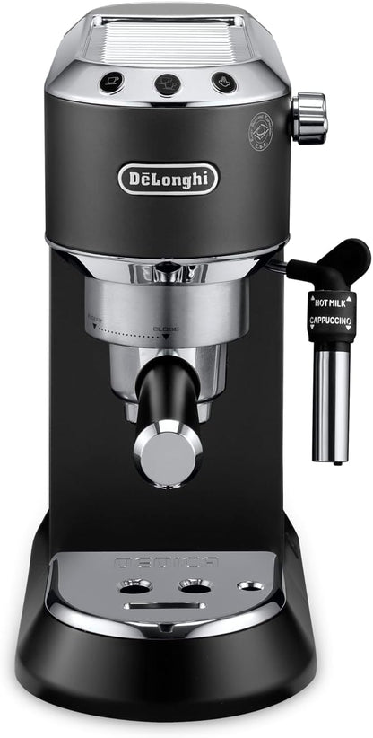 De'Longhi Dedica EC685BK Pump Espresso Coffee Machine Black - New Condition