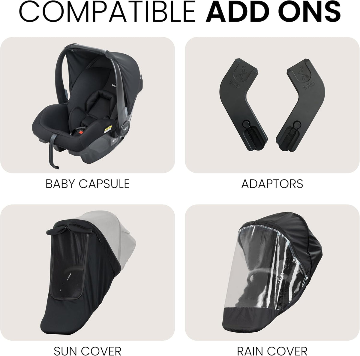 Britax Flylite Travel Stroller – Teak, Cabin Size - New Condition