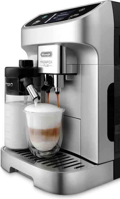 De'Longhi Magnifica Plus ECAM320.70.SB Fully Automatic Coffee Machine – Silver/Black - Excellent Condition