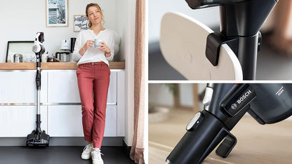 Bosch Unlimited 7 Cordless Stick Vacuum Cleaner BBS711W – 3.0Ah Battery, LED Brush, Flexible Tube - Good Condition