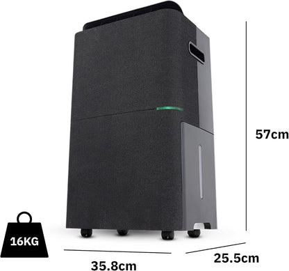 Ausclimate Medium+ 25 L Dehumidifier, Fabric Black - Excellent Condition