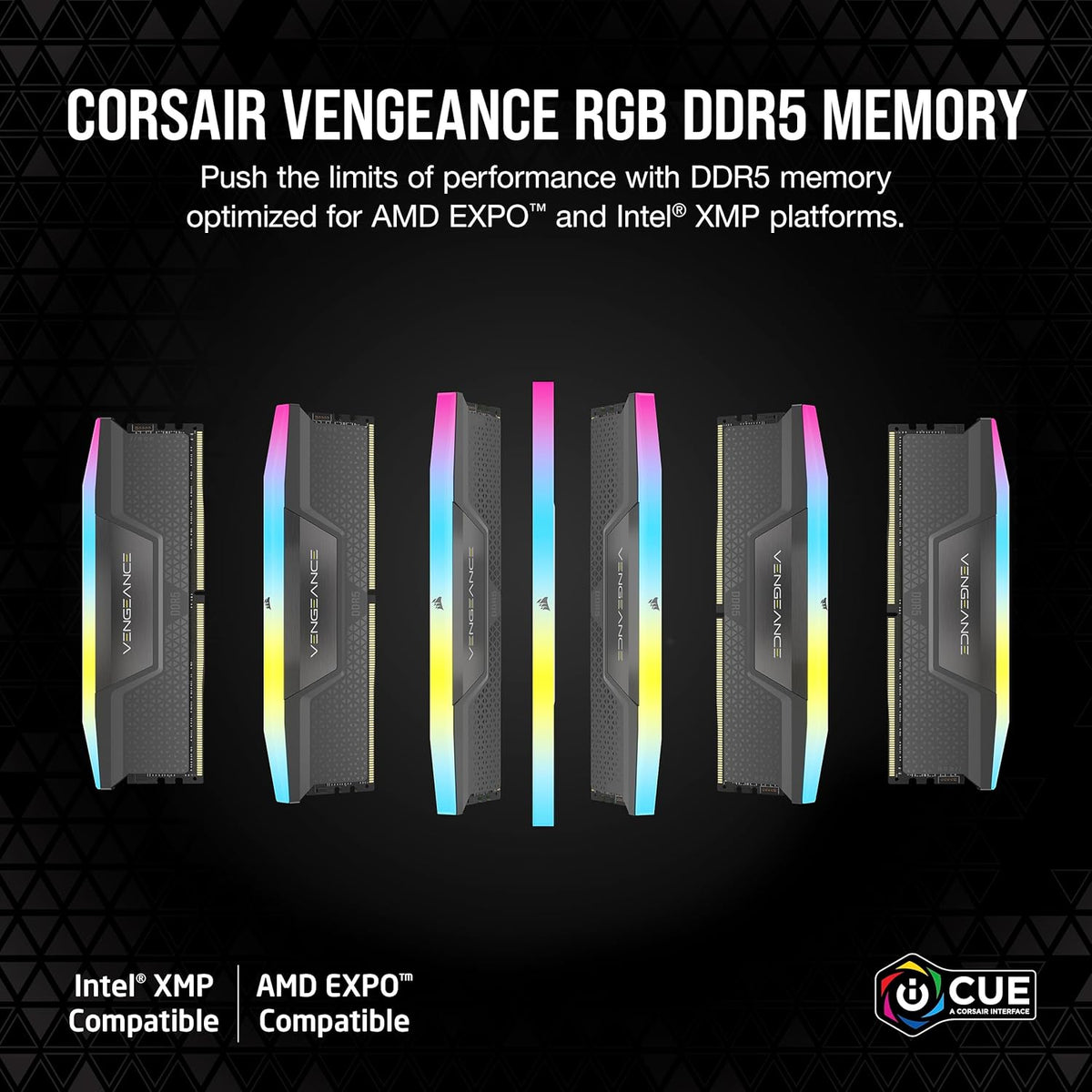 CORSAIR Vengeance RGB 96GB DDR5 RAM 6000MHz - Grey - New Condition