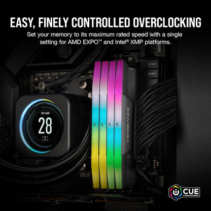 CORSAIR Vengeance RGB 96GB DDR5 RAM 6000MHz - Grey - New Condition