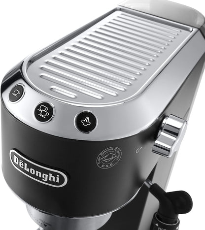 De'Longhi Dedica EC685BK Pump Espresso Coffee Machine Black - New Condition